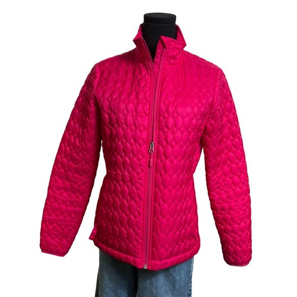 Lands' End Jackets & Blazers - Lands‎ End Womens Quilted Primaloft  Jacket XS Pink Lightweight Insulated Coat
